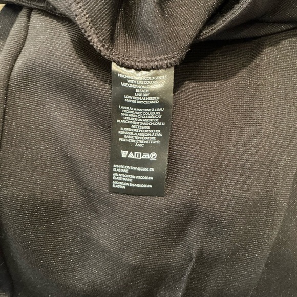 Maeve Black Boot Cut Flare Pull-on Pants Sz Lg - Picture 5 of 5